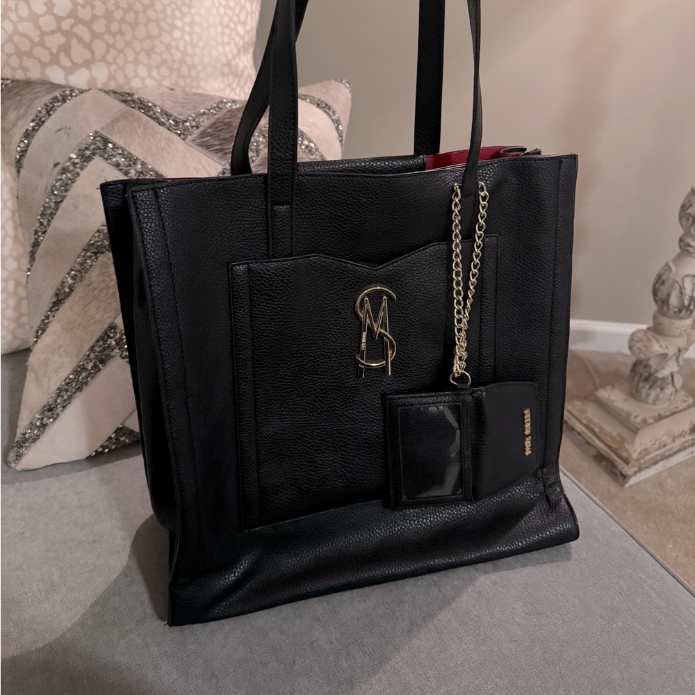 Steve Madden Black Tote